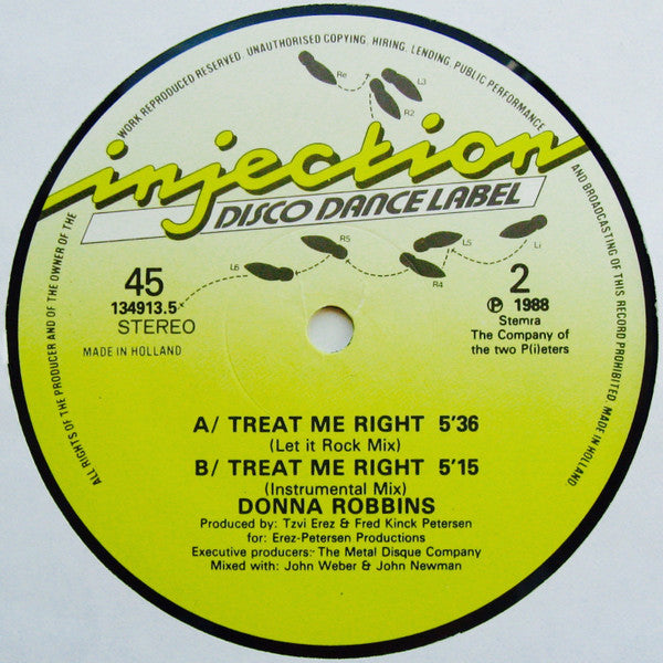 Donna Robbins : Treat Me Right (12")