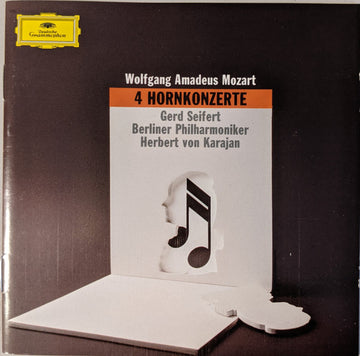 Wolfgang Amadeus Mozart, Berliner Philharmoniker, Gerd Seifert, Herbert Von Karajan : 4 Hornkonzerte (CD, Album)