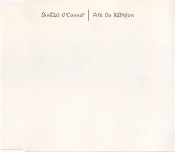 Sinéad O'Connor : Fire On Babylon (CD, Single)