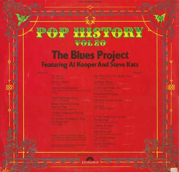 The Blues Project : Pop History, Vol 20 (2xLP, Comp)