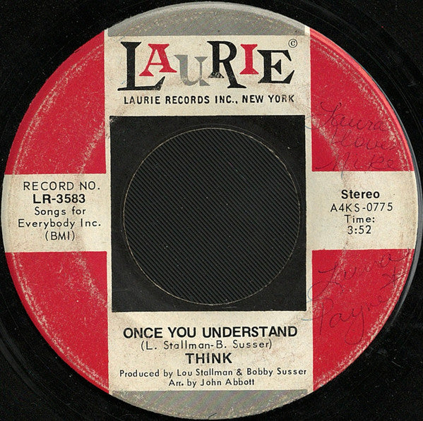Think (2) : Once You Understand / Gather (7", Single, Ind)