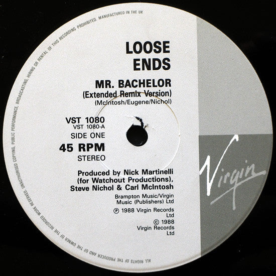 Loose Ends : Mr. Bachelor (12")