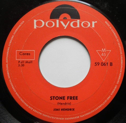 Jimi Hendrix : Hey Joe (7", Single, Mono)