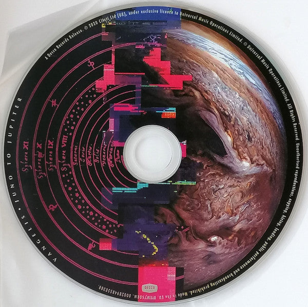 Vangelis : Juno To Jupiter (CD, Album)