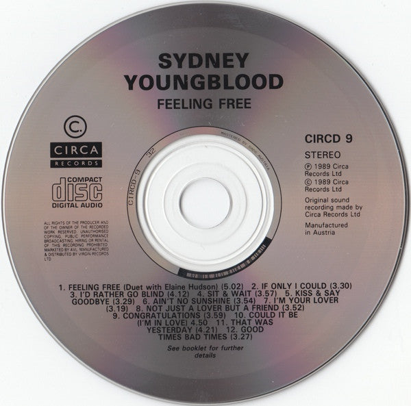 Sydney Youngblood : Feeling Free (CD, Album)