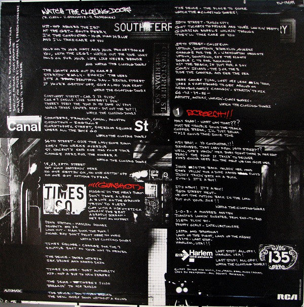 Interboro Rhythm Team : Watch The Closing Doors! (12")