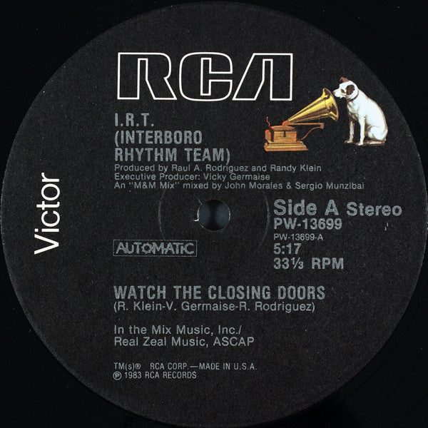 Interboro Rhythm Team : Watch The Closing Doors! (12")