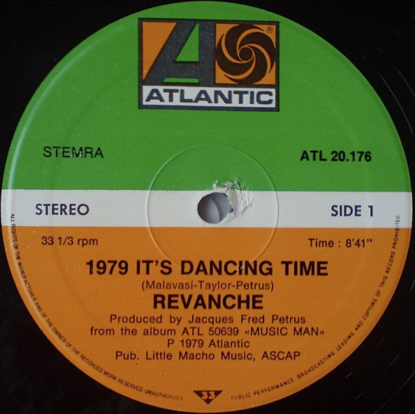 Revanche : 1979 It's Dancing Time / Music Man (12")