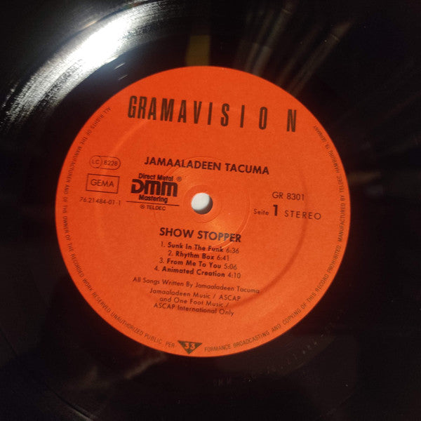 Jamaaladeen Tacuma : Show Stopper (LP, Album)