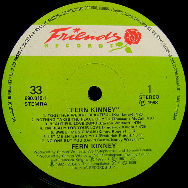 Fern Kinney : Fern Kinney (LP, Comp)
