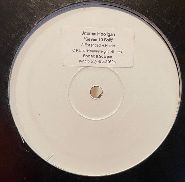 Atomic Hooligan Featuring Justine Berry : Seven 10 Split (12", Promo, W/Lbl, Sti)