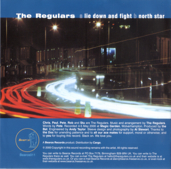The Regulars (2) : Lie Down And Fight (7")