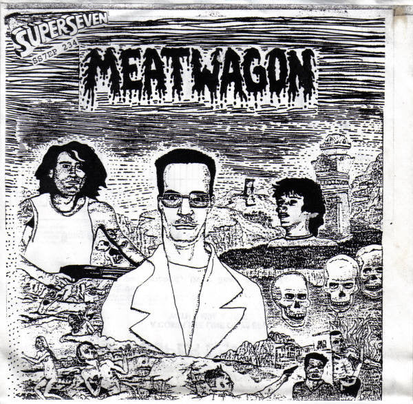 Meatwagon : Drink, Fight, And Fuck (7", yel)