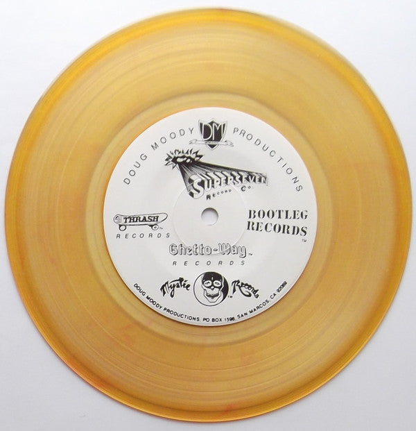 Meatwagon : Drink, Fight, And Fuck (7", yel)