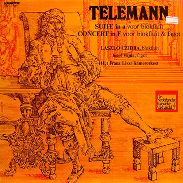 Georg Philipp Telemann : Suite In A Voor Blokfluit / Concert In F Voor Blokfluit & Fagot (LP)