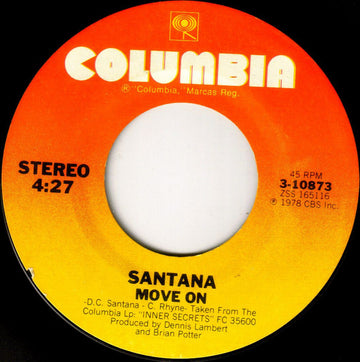 Santana : Stormy / Move On (7")