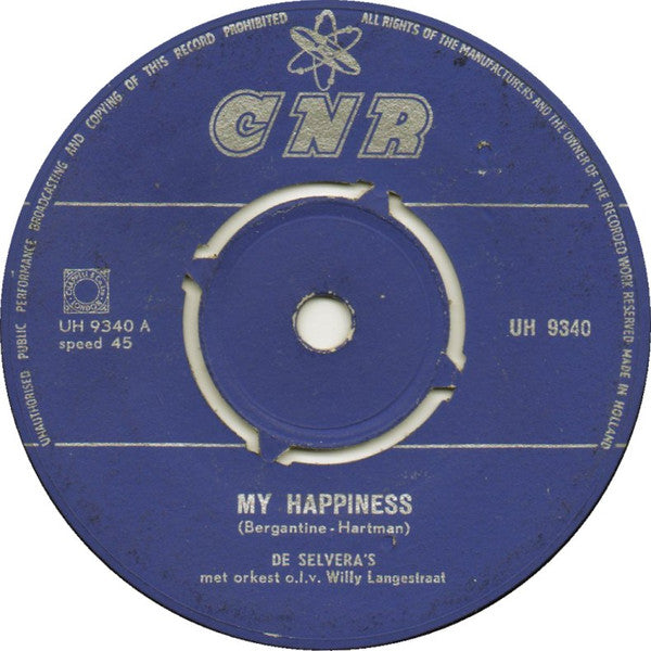 De Selvera's : My Happiness (7", Single)