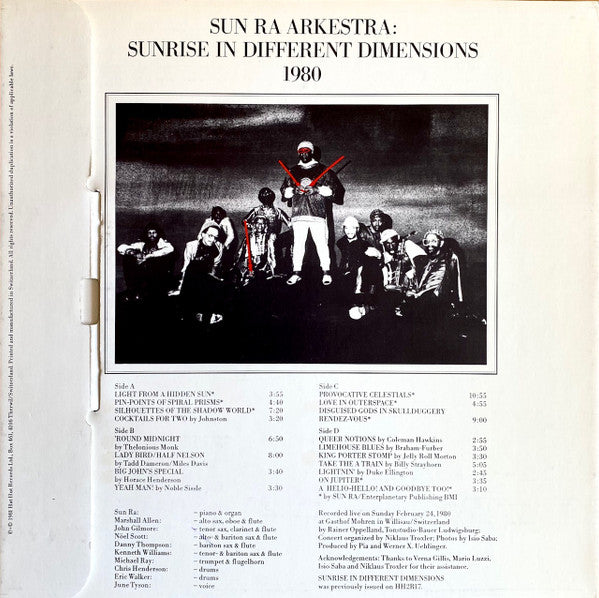 The Sun Ra Arkestra : Sunrise In Different Dimensions (2xLP, Album, RE + Box)