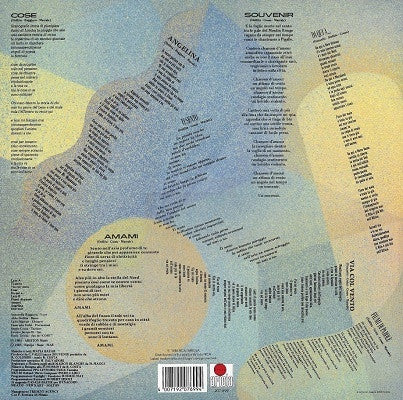 Matia Bazar : Melanchólia (LP, Album)