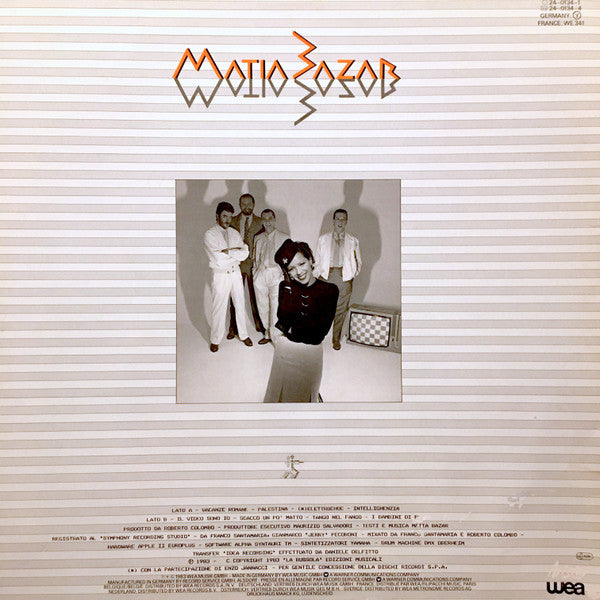 Matia Bazar : Tango (LP, Album)
