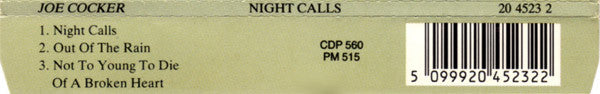 Joe Cocker : Night Calls (CD, Single)
