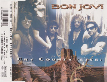 Bon Jovi : Dry County (Live) (CD, Single, Gol)