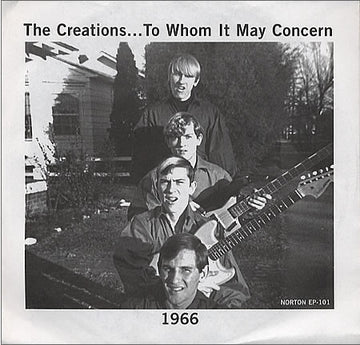 The Creations (5) : To Whom It May Concern (7", EP)
