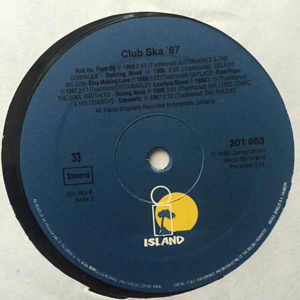 Various : Club Ska '67 (LP, Comp)