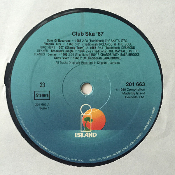 Various : Club Ska '67 (LP, Comp)