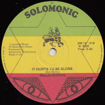 Marcia Griffiths / Solomonic Players : It Hurts To Be Alone / Solomonic Serenade (12")