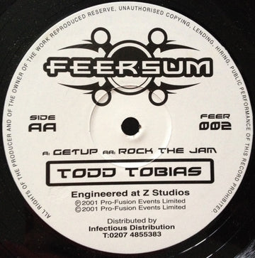 Todd Tobias : Rock The Jam / Get Up (12")