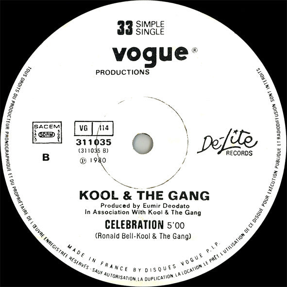 Kool & The Gang : Tonight / Celebration (12", Ltd)