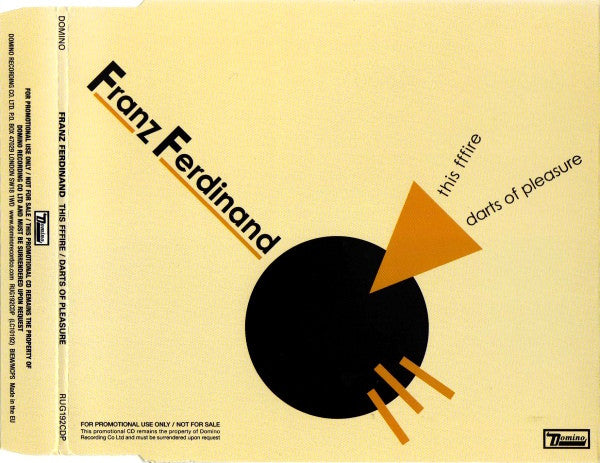 Franz Ferdinand : This Fffire / Darts Of Pleasure (CD, Single, Promo)