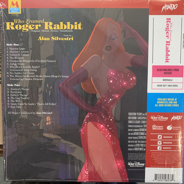 Alan Silvestri : Who Framed Roger Rabbit (Original Motion Picture Soundtrack) (LP, RE, 180)