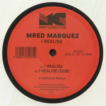 Mred Marques : I Realise (12", RE, RM)