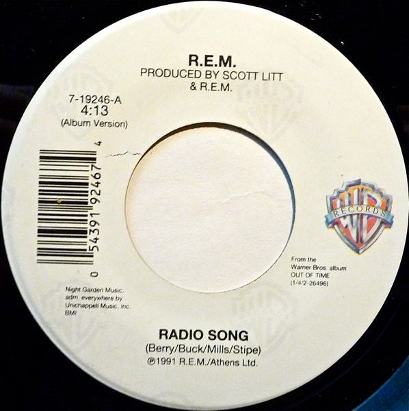 R.E.M. : Radio Song (7", Single)