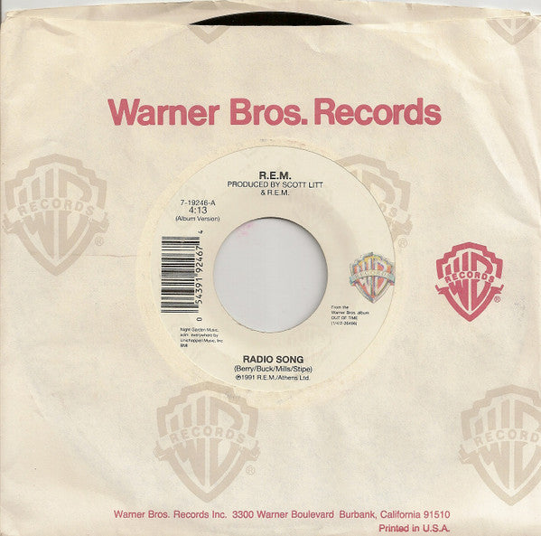 R.E.M. : Radio Song (7", Single)