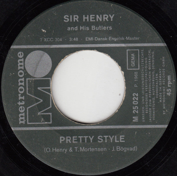 Sir Henry & His Butlers : Camp (7", Single)