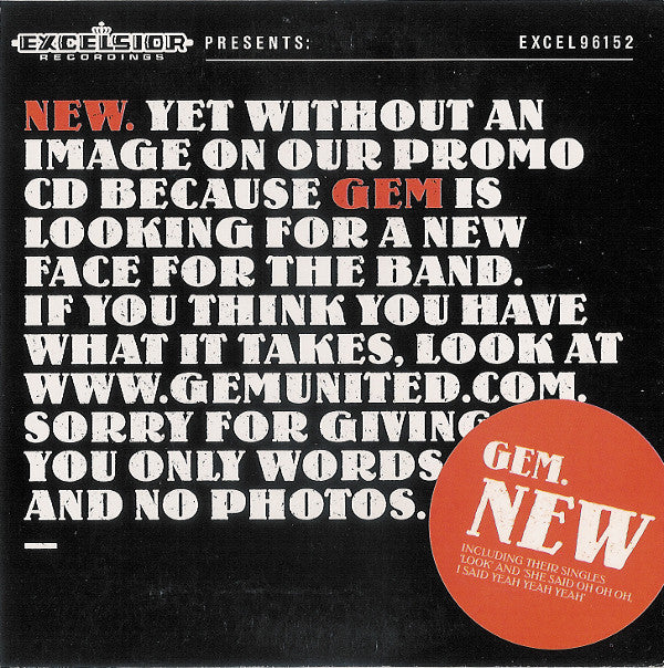 Gem (3) : New (CD, Album, Promo)