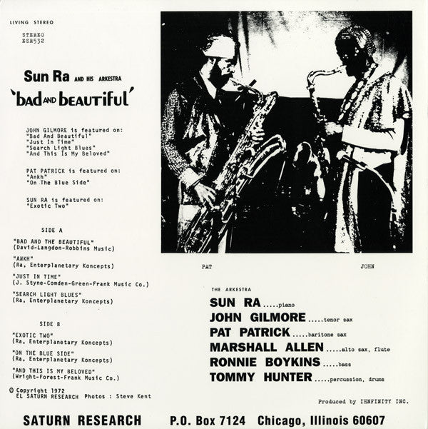 The Sun Ra Arkestra : Bad And Beautiful (LP, Album, RE)