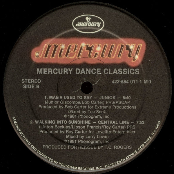 Various : Mercury Dance Classics (12", Comp)