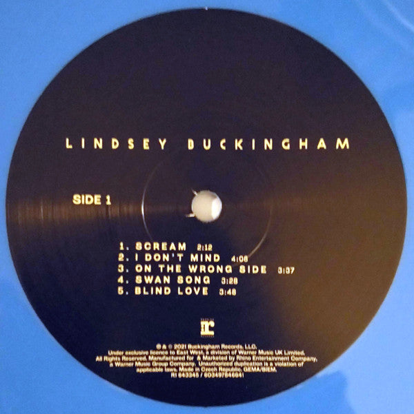Lindsey Buckingham : Lindsey Buckingham (LP, Album, Blu)