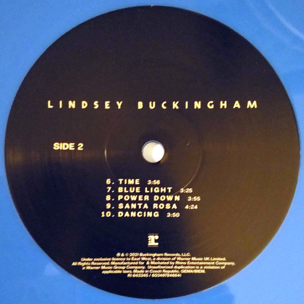 Lindsey Buckingham : Lindsey Buckingham (LP, Album, Blu)