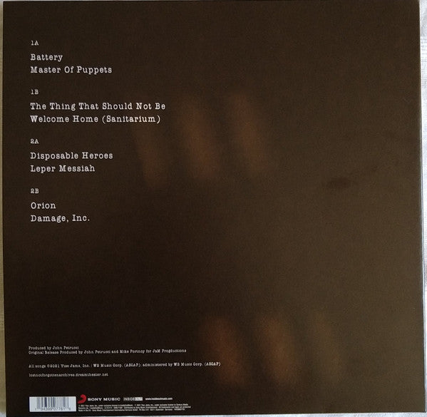 Dream Theater : Master Of Puppets - Live In Barcelona, 2002 (2xLP, Album, 180 + CD, Album + RE, RM)