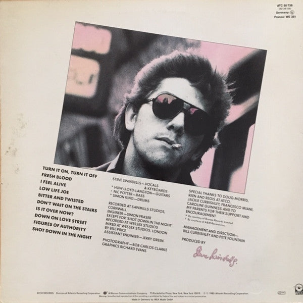 Steve Swindells : Fresh Blood (LP, Album)