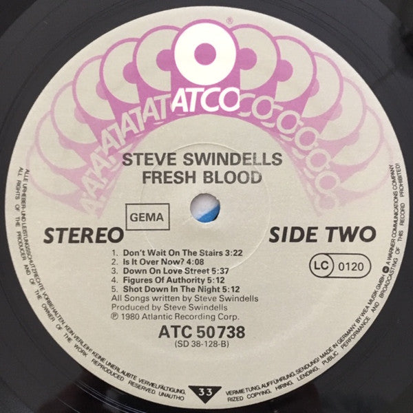 Steve Swindells : Fresh Blood (LP, Album)