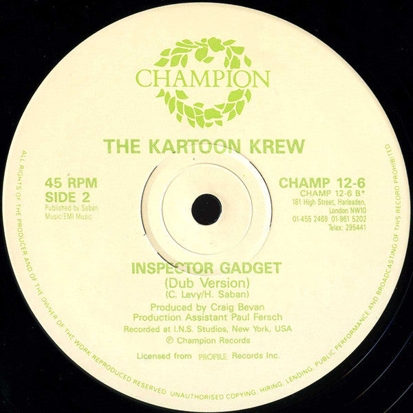 The Kartoon Krew : Inspector Gadget (12")