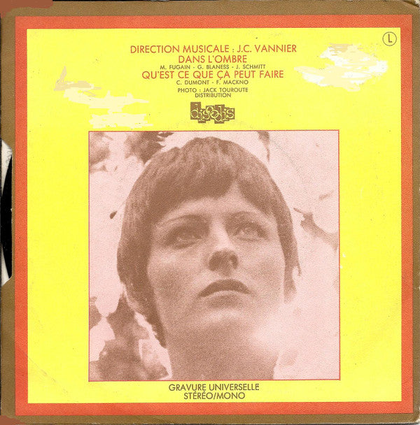 Martine Baujoud : Dans L'Ombre / Qu'Est Ce Que Ça Peut Faire (7", Single)