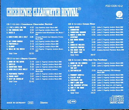 Creedence Clearwater Revival : 10 CD-Collection (10xCD, Comp + Box)