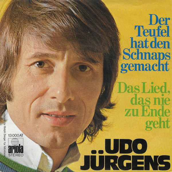 Udo Jürgens : Der Teufel Hat Den Schnaps Gemacht (7", Single, Son)